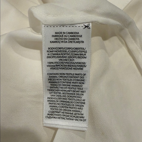 Ralph Lauren Polo ruffle collar button down blouse Size XXL - Picture 5 of 11